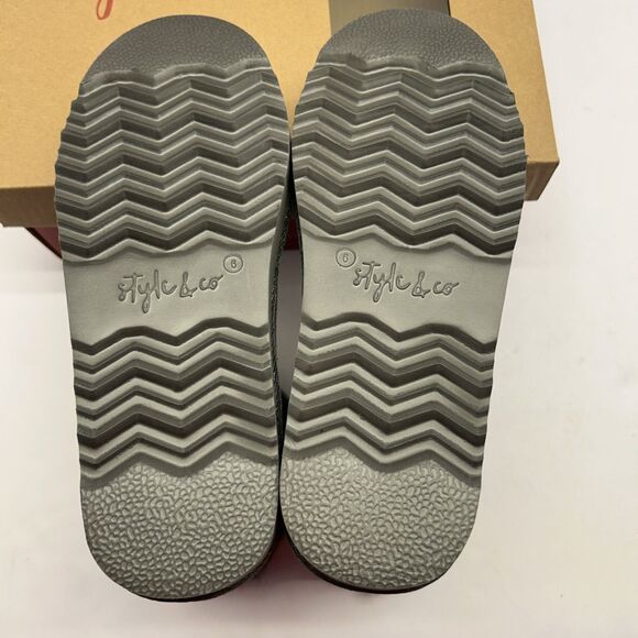 Style & Co Women's Tiny 2 Winter Booties Dark Grey Suede Size 6 M New - Picture 5 of 9